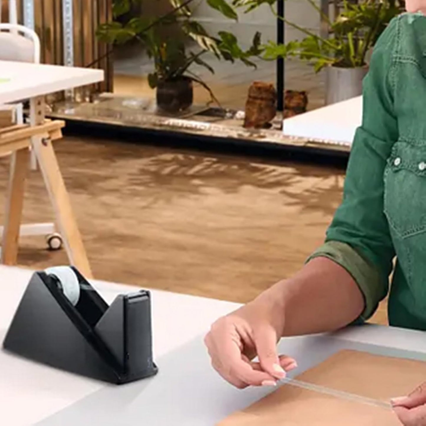 12 Rolls Transparent Tape Refills Rolls 3/4-Inch x 1000 inch, 1 inch Core, Clear Gift Wrapping Tape Refill Roll for Office, Home, School