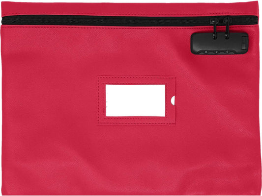 Pink Notary Bag | 14x11 inch | Locking Zipper Case for Notary Kit, Stamp, Embosser, Ink Pad, and Valuables